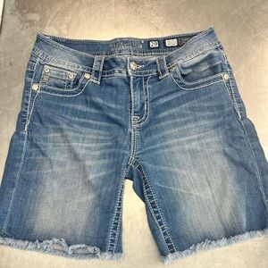 Miss Me shorts, size 29, only worn twice, Like NEW